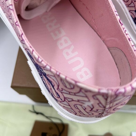 Women’s Burberry Jack TB monogram sneakers size 41 fits 10.5 US - Picture 8 of 12